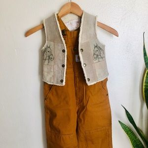*SOLD*Retro Western Kids Vest 2-3T